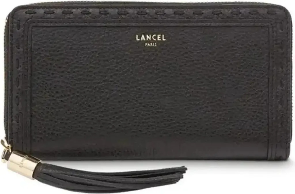 Lancel Portefeuille 1er Flirt Noir et Doré - Accessoire de Luxe Iconique