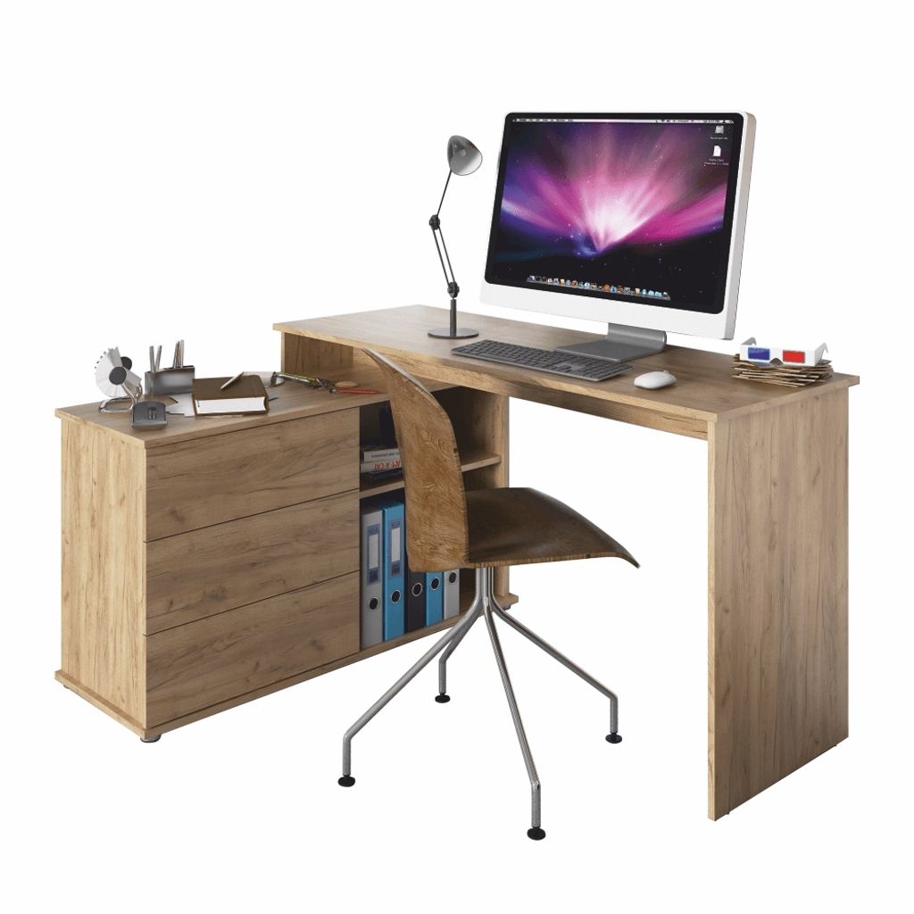 Kondela Universelle Ecke PC-Tisch Terino L/P - Handwerker