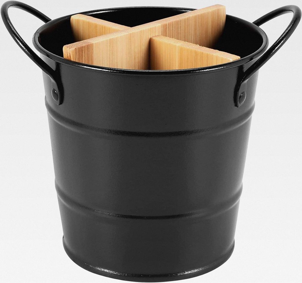 Multifunktionaler Küchen Utensilien Halter, Organizer für Besteck, Messer, Stäbchen & Tools, Ablaufaufbewahrungsbox Inklusive, Leicht Reinigbar ...