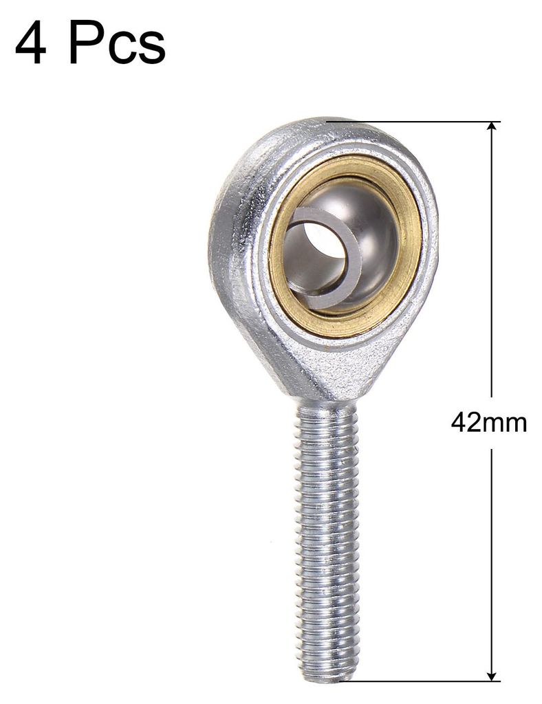 4Stk SA5TK POSA5 M5 Stecker Stab Endlager M5x0.8 Rechtsh?nder Gewinde Selbstschmierend Gelenk Stab Enden Inklusive Kontermutter