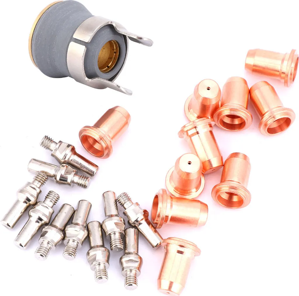 Consommables torche PT60 : Pointe et électrode pour découpe fine