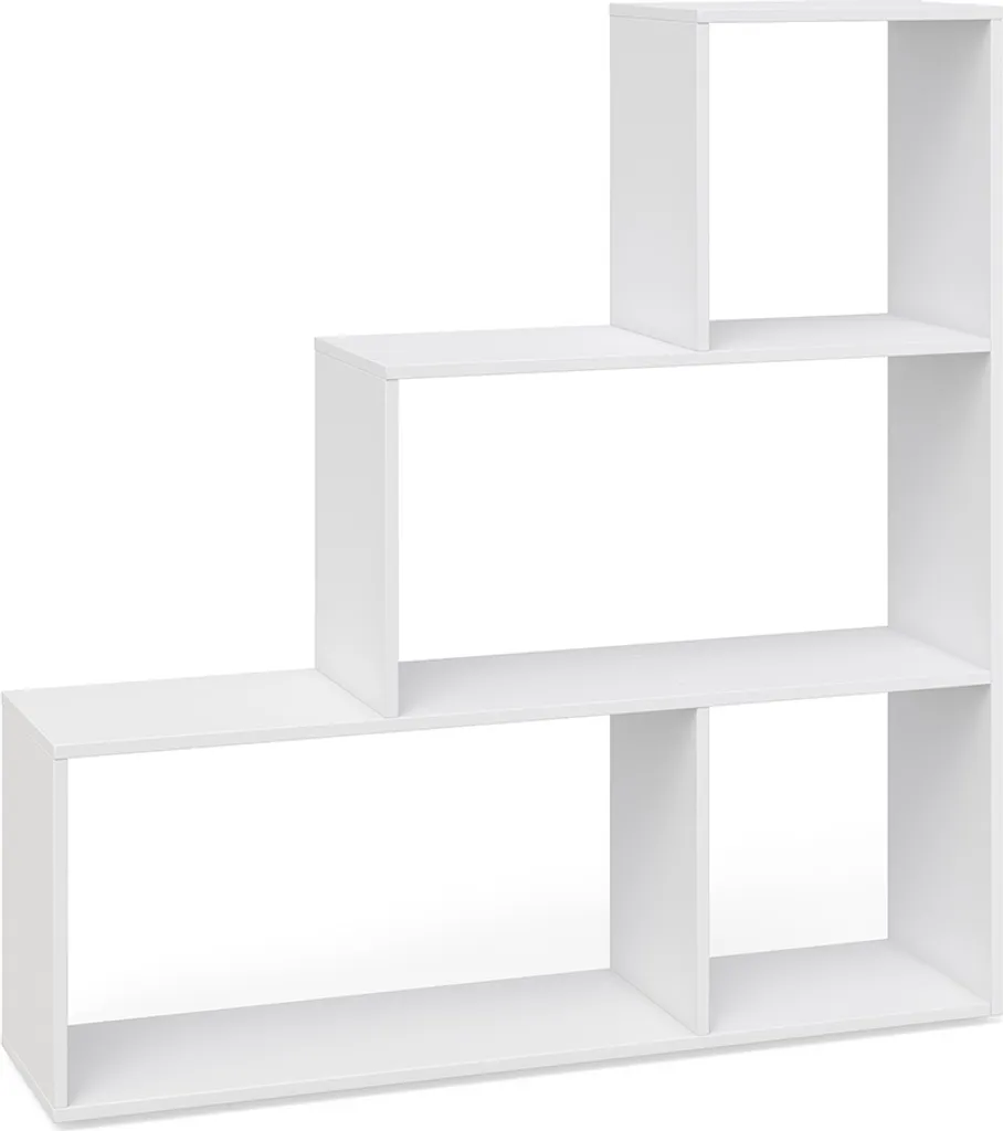 Étagère gain de place Vicco blanc 116.8x123.2cm pour Ranger vos Livres