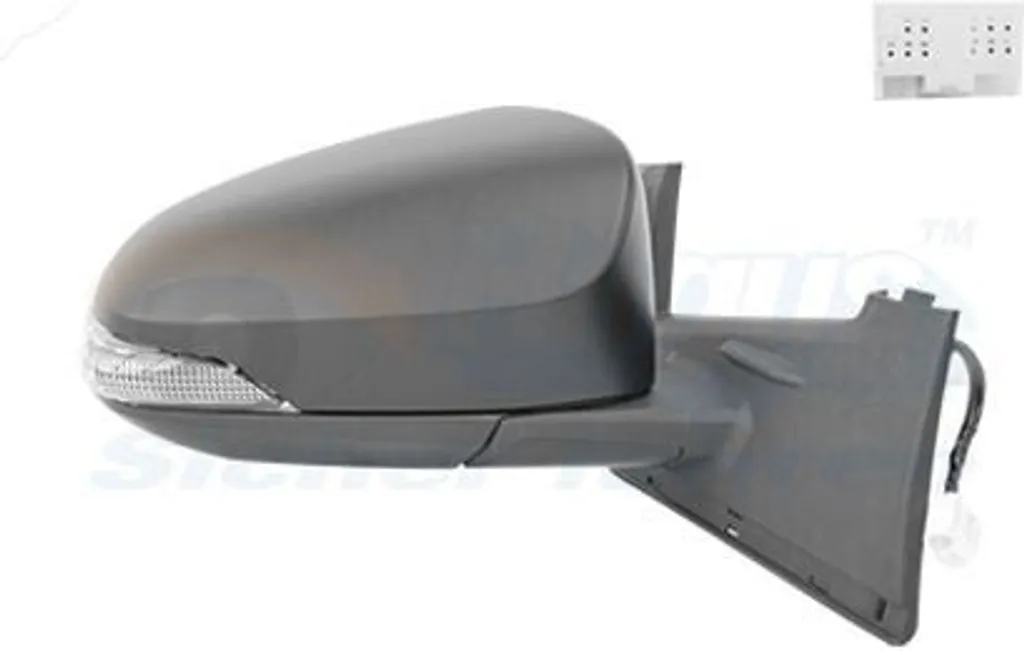VAN WEZEL 5428806 Rétroviseur Droit pour TOYOTA Yaris P13 Convexe