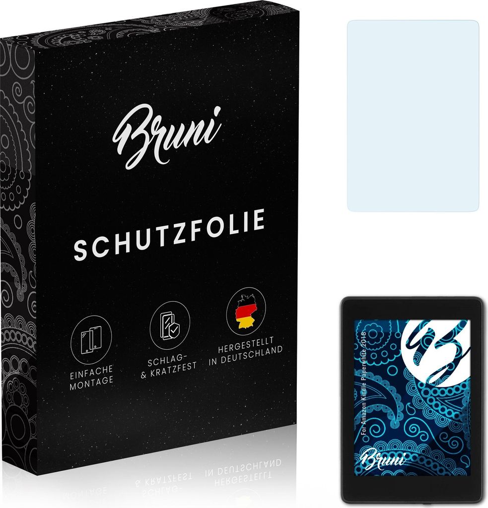 atFoliX 4061187824632, Displayschutz, Amazon, Kindle Paperwhite 2018, 2 Stück(e), Transparent, Klare Bildschirmschutzfolie