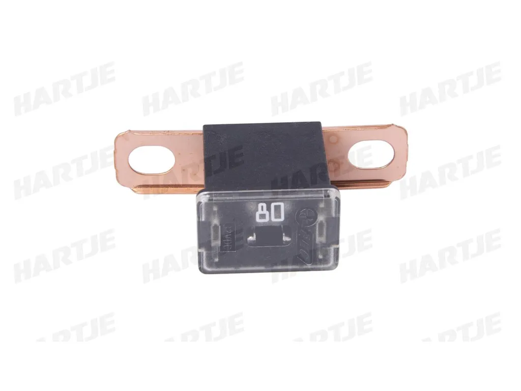 Fusible 50A pour Batterie et Solaire Courbé Dresselhaus Noir Type M Vis