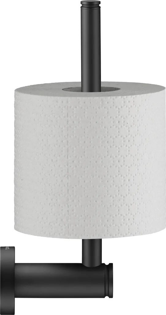Duravit D-Code 0099154600: L'Eleganza del Porta Rotolo Nero Opaco