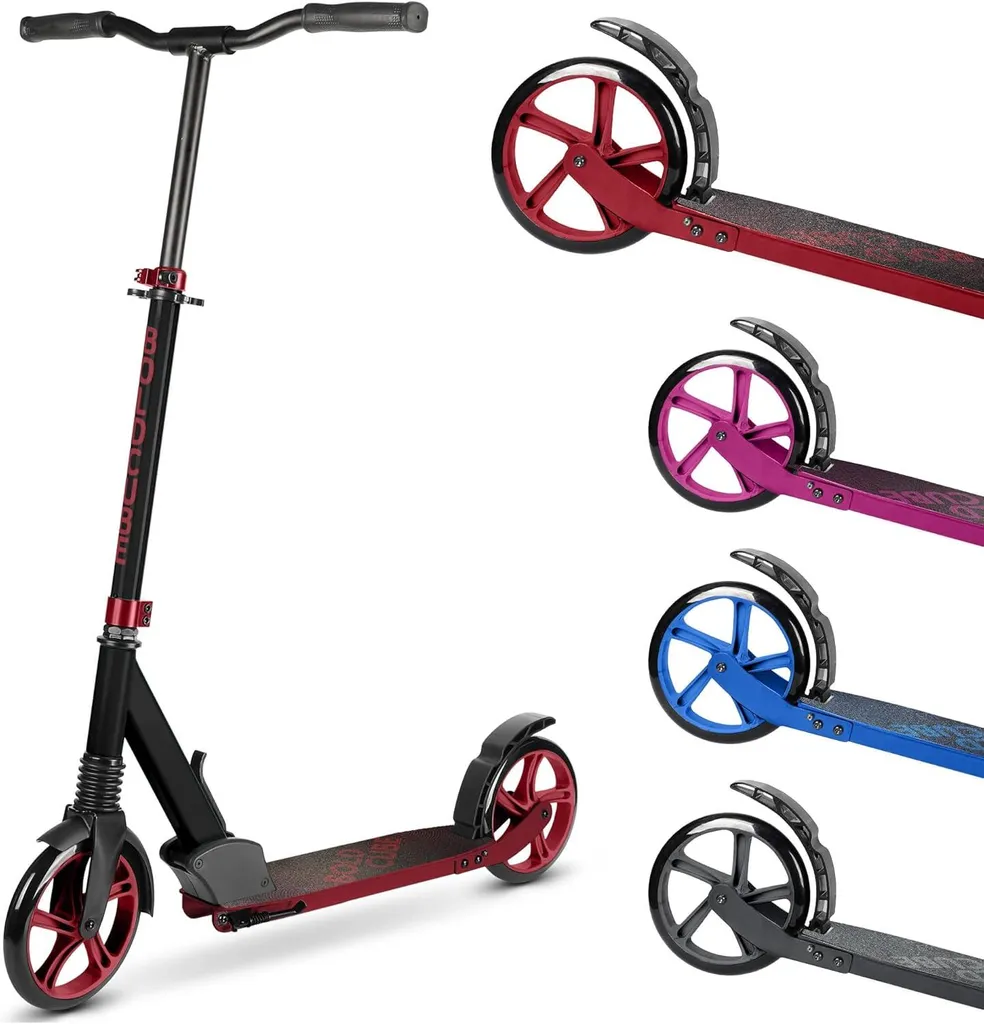 Scooter BOLDCUBE BIG Bordeaux - Trottinette à Grandes Roues Pliable