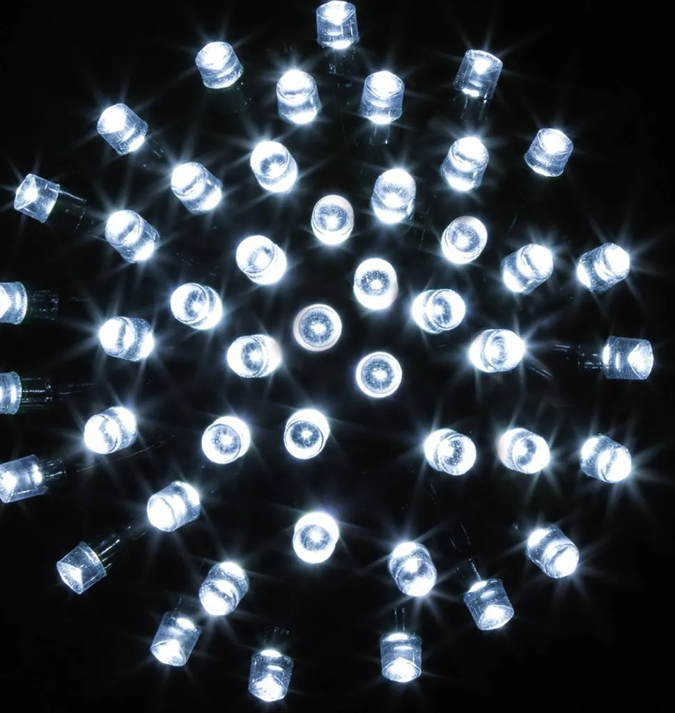 Chaîne de Noël extérieur 240 LED lumière blanc froid pour décoration