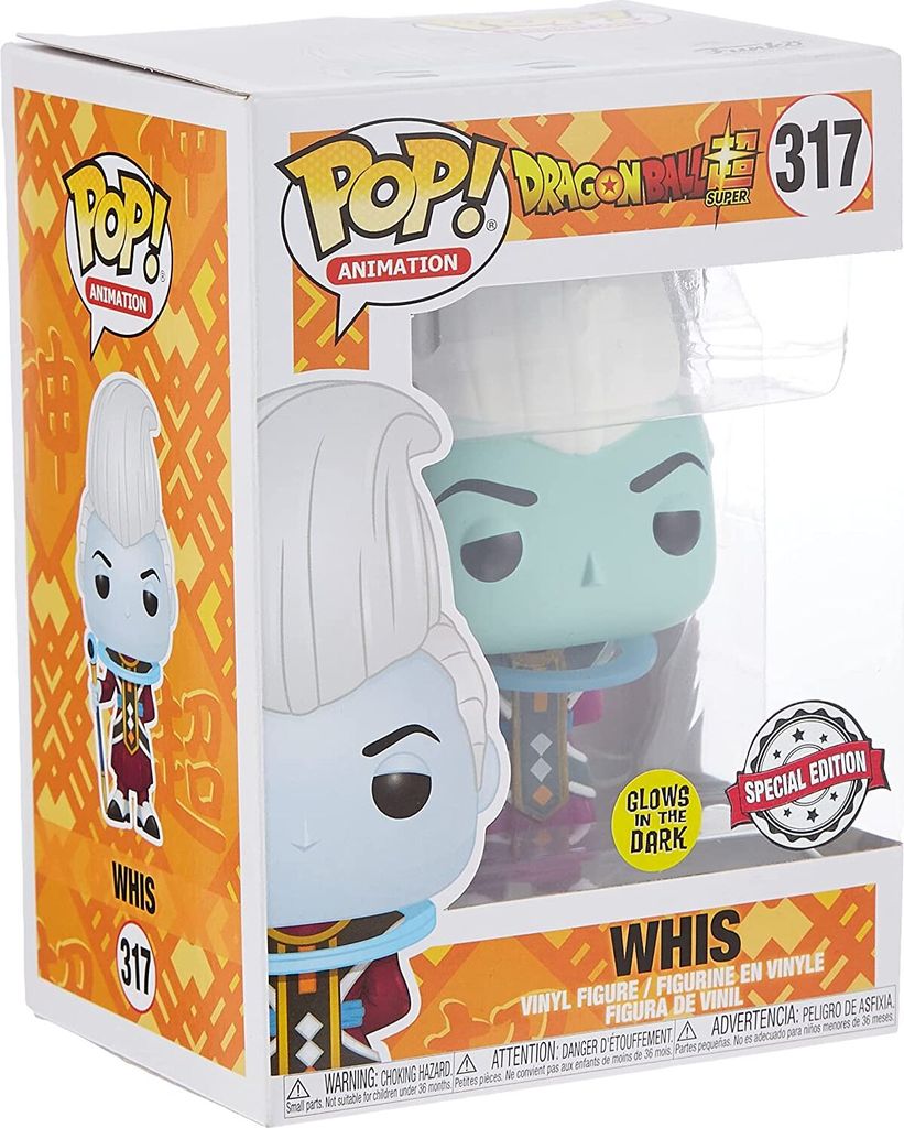 Funko Pop! Dragon Ball Super - Whis #317 Glows In The Dark - Special Edition