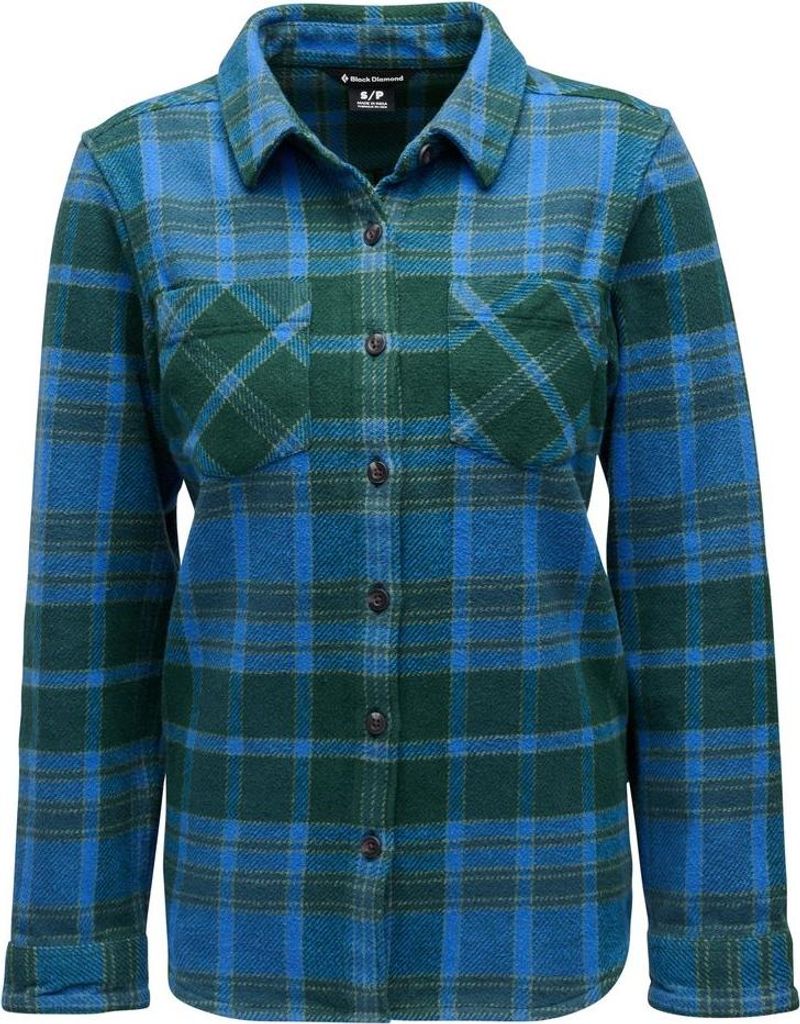 W Project Heavy Flannel, 9725 Deeps Woods-Midnight Blue, S, Damen - Black Diamond