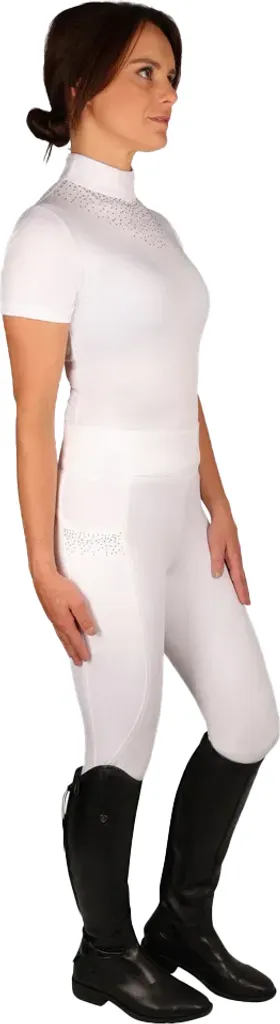 Leggings d'équitation Hy Roka Regal BZ5890 - Blanc, Taille L Premium