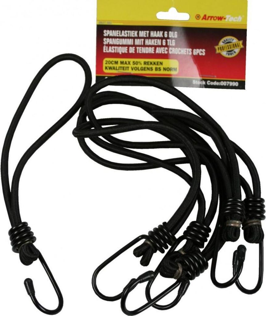 Stretch elastisch mit Haken 6 Stück Produktbild 