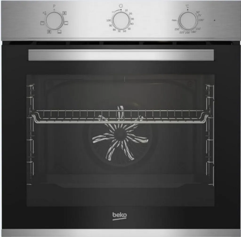 Integrierter multifunktionsbackofen 72l 60cm edelstahl Beko BBIE12100XD