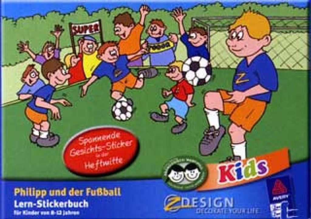 Lernstickerbuch Philipp und der Fußball