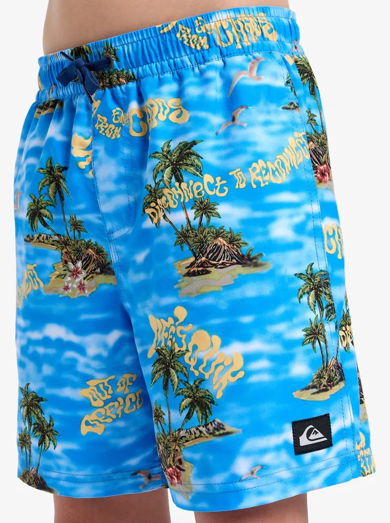 Quiksilver Everyday Straight Volley 14" Boys Blue - Taglia 10 Anni