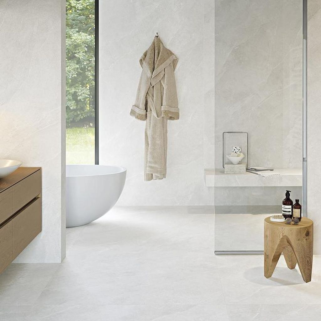 Fliesen Steinoptik Weiss 120x120 cm CASA39 Ergon Cornerstone Evolution