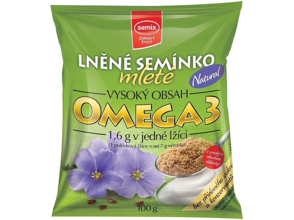 Lněné semínko mleté natural 100 g SEMIX Obrázek produktu 