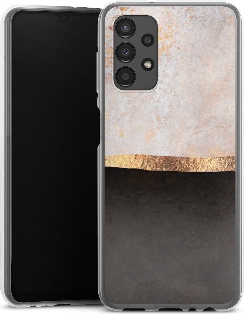 DeinDesign Handyhülle für Samsung Galaxy A13 4G Silikon Hülle Case Smartphone Schutzhülle Abstrakt Black & White Trends
