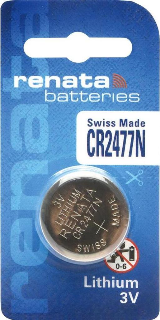 renata - CR2477N - 3 Volt 950mAh Lithium Produktbild 
