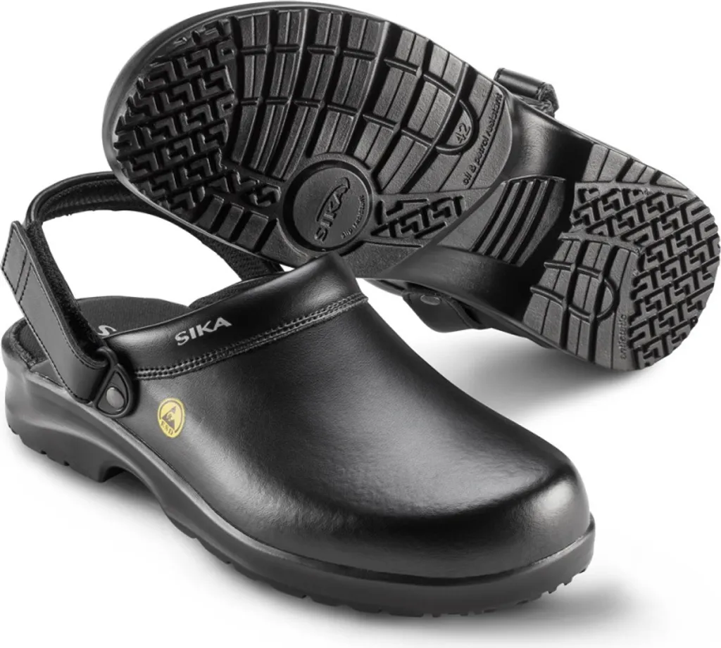 Chaussure de travail ESD Sika Fusion 44 Noire pour Industrie et Laboratoire