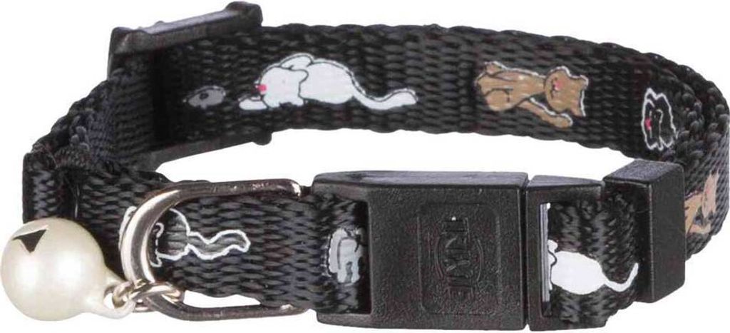 Trixie Junior Halsband, Nylon Motiv Katzen