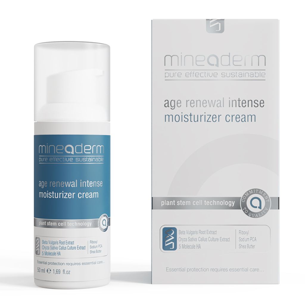 mineaderm - Age Renewal Intense Moisturizer Cream, Anti-Aging Gesichtscreme, Faltenpflege, 50 ml