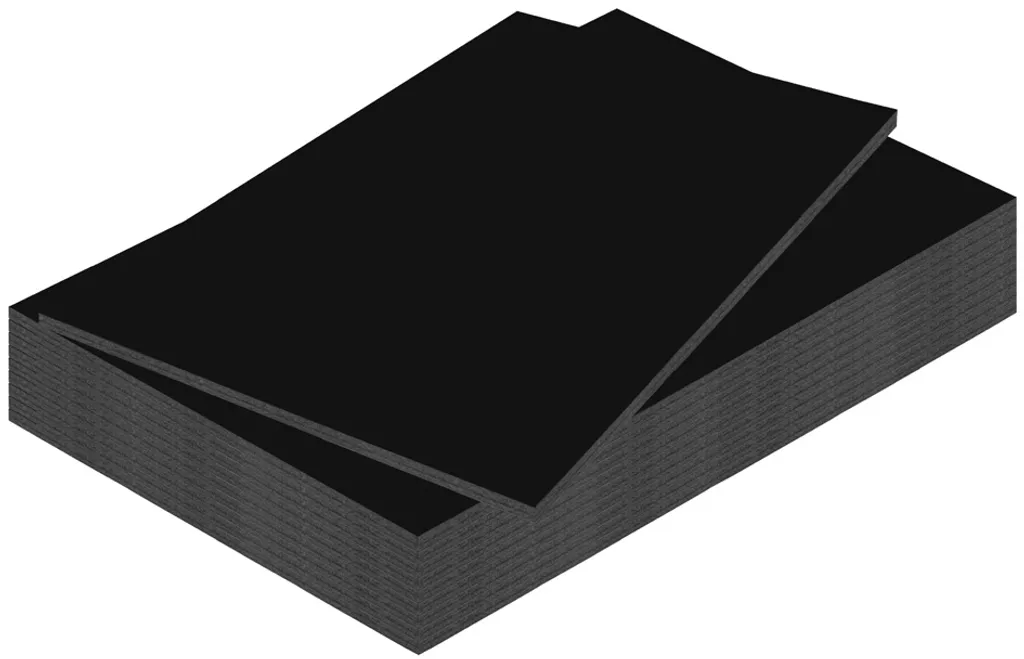kangaro K-0075-104 kangaro Pannello di schiuma, DIN A4, spessore: 5 mm, nero