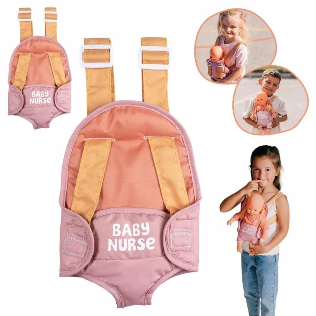 SMOBY BABY NURSE Stoff-Tragetasche „Kangaroo“ für Puppen Produktbild 