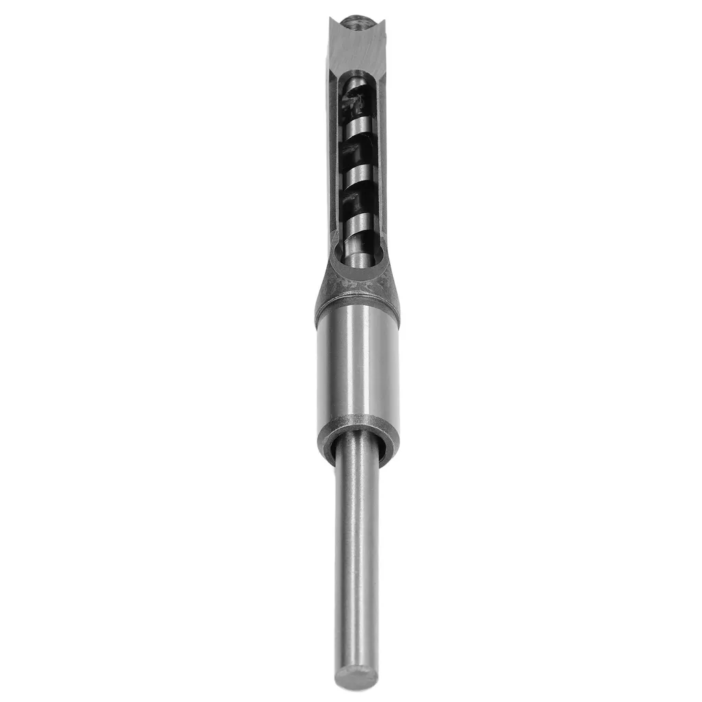Punta per mortasatrice a foro quadrato, set di punte per mortasatrice, punta per mortasatrice, punta per trapano a foro quadrato, scalpello per mortasatura strumento per la lavorazione del legno, punte per scalpello, strumenti per la lavorazione del legno - 7