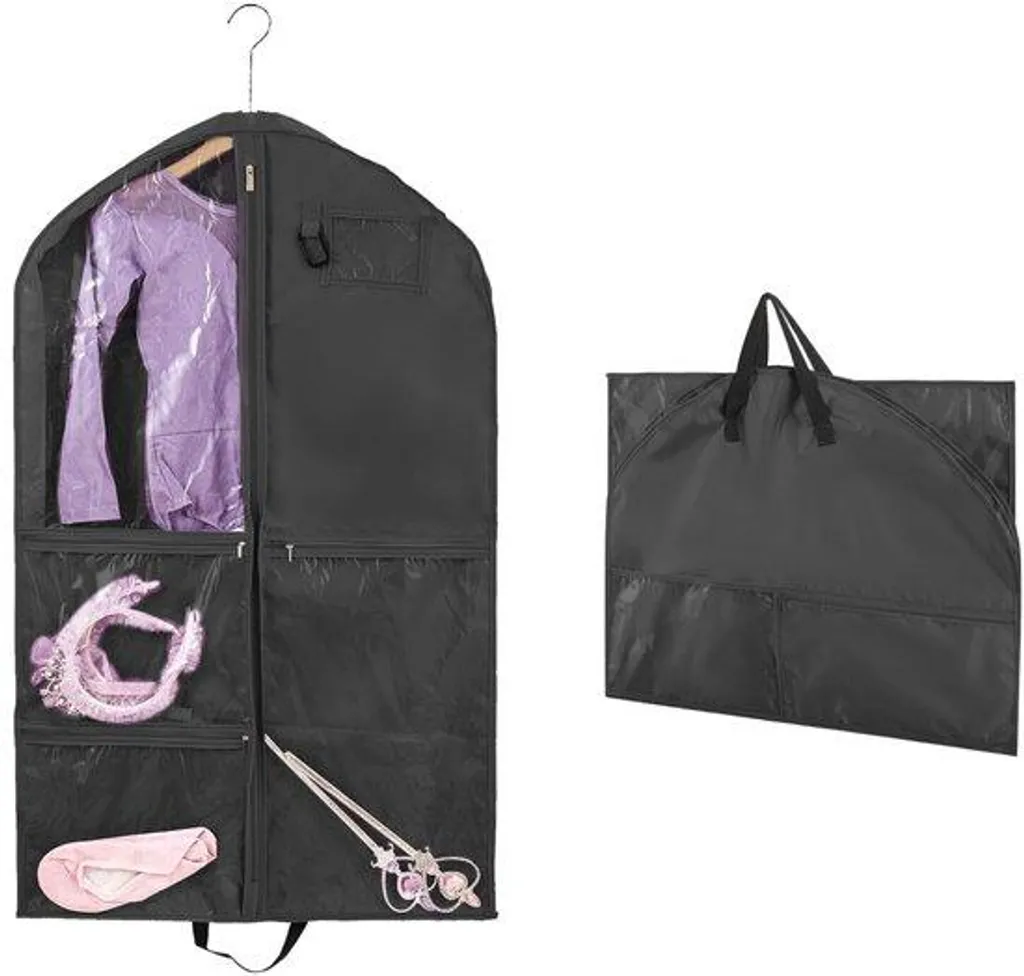 Grand sac de fitness noir multi-poches 5 compartiments pour homme