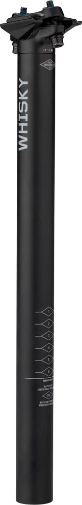 Whisky No.7 Sattelstütze, 0mm, 31.6mm, 400mm, 7x7mm Streben, matte black