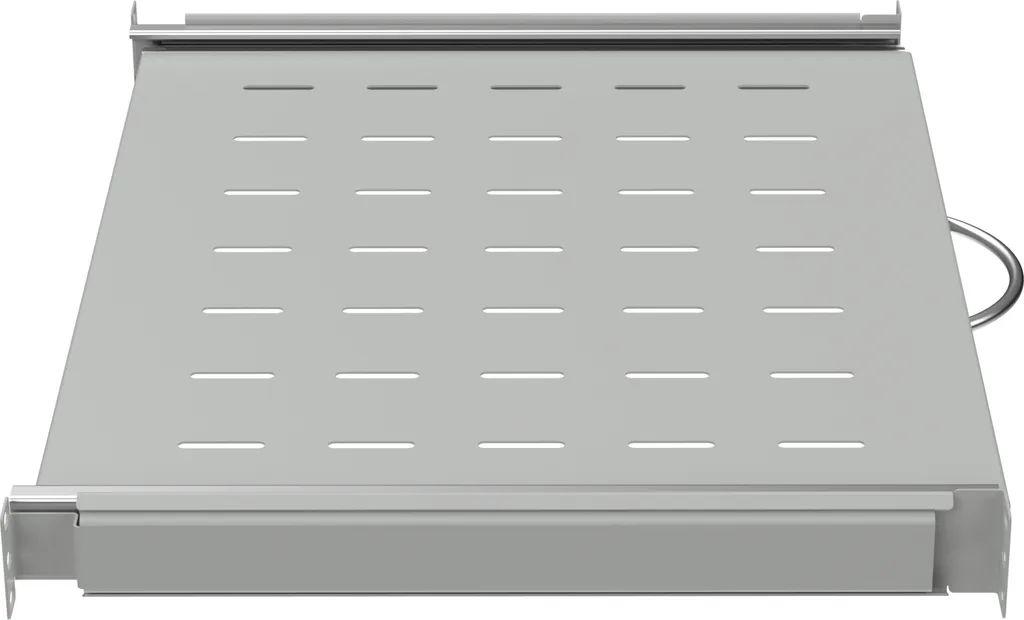 Mensola Pull-out Rack 19 pollici 1U - Soluzione Salvaspazio Grigia 350mm - 5
