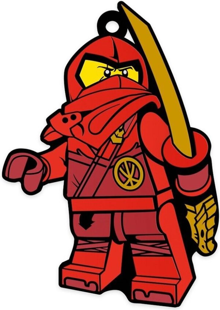 Original LEGO Ninjago Kai Magnetfigur – dekorativer Produktbild 