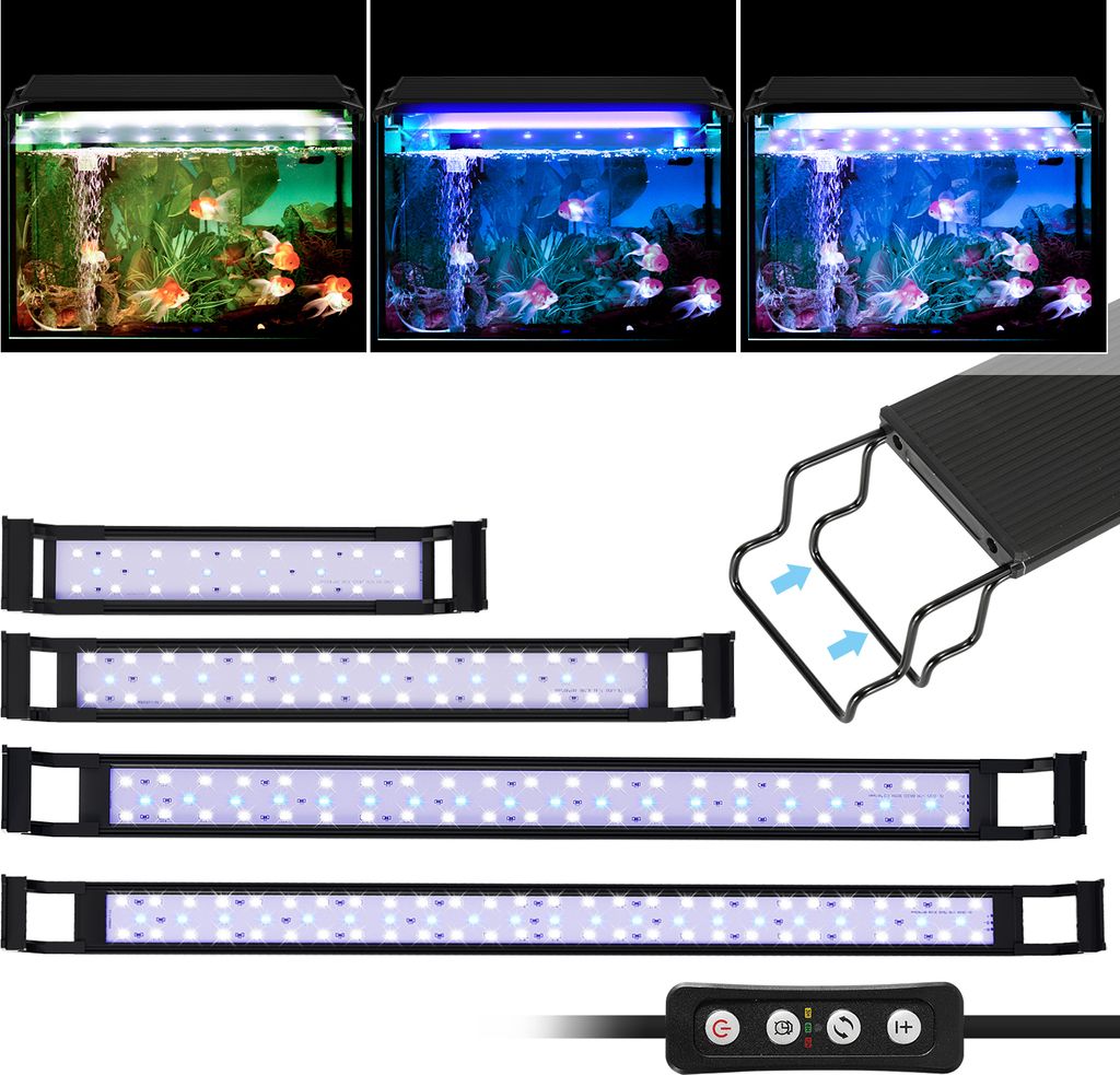 TolleTour 90-110cm LED akvarijní světlo lampa sladkovodní Obrázek produktu 