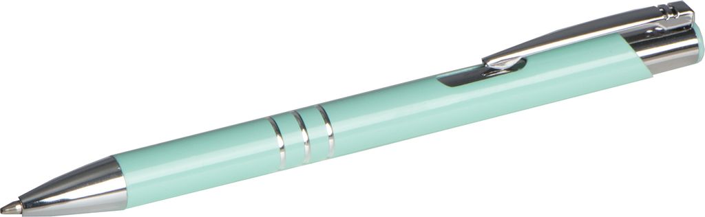 100 Kugelschreiber aus Metall / Farbe: pastell mint