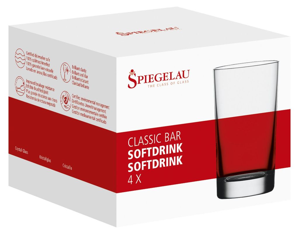 Spiegelau Classic Bar – Juego de 4 vasos para bebidas Imagen del producto 