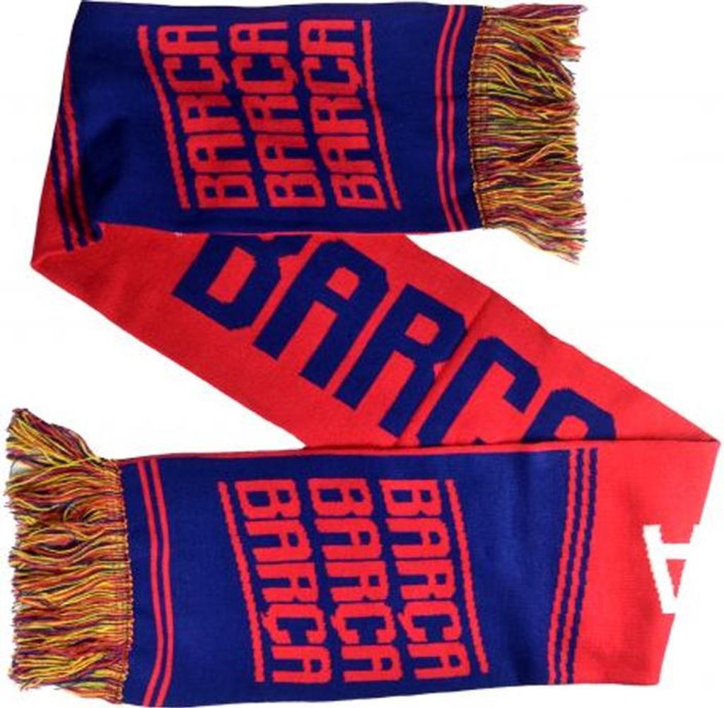 Barcelona FC - "Barca Barca Barca" Schal BS6179 (Einheitsgröße) (Rot/Blau)