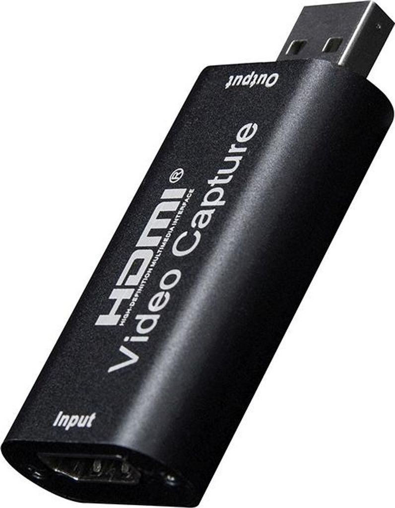 PremiumCord HDMI Capture/Grabber zum Aufzeichnen von Video- / Audiosignalen auf einem Computer, Auflösung 4K @ 30 Hz, Full HD @ 30 Hz, Plug-and-Play
