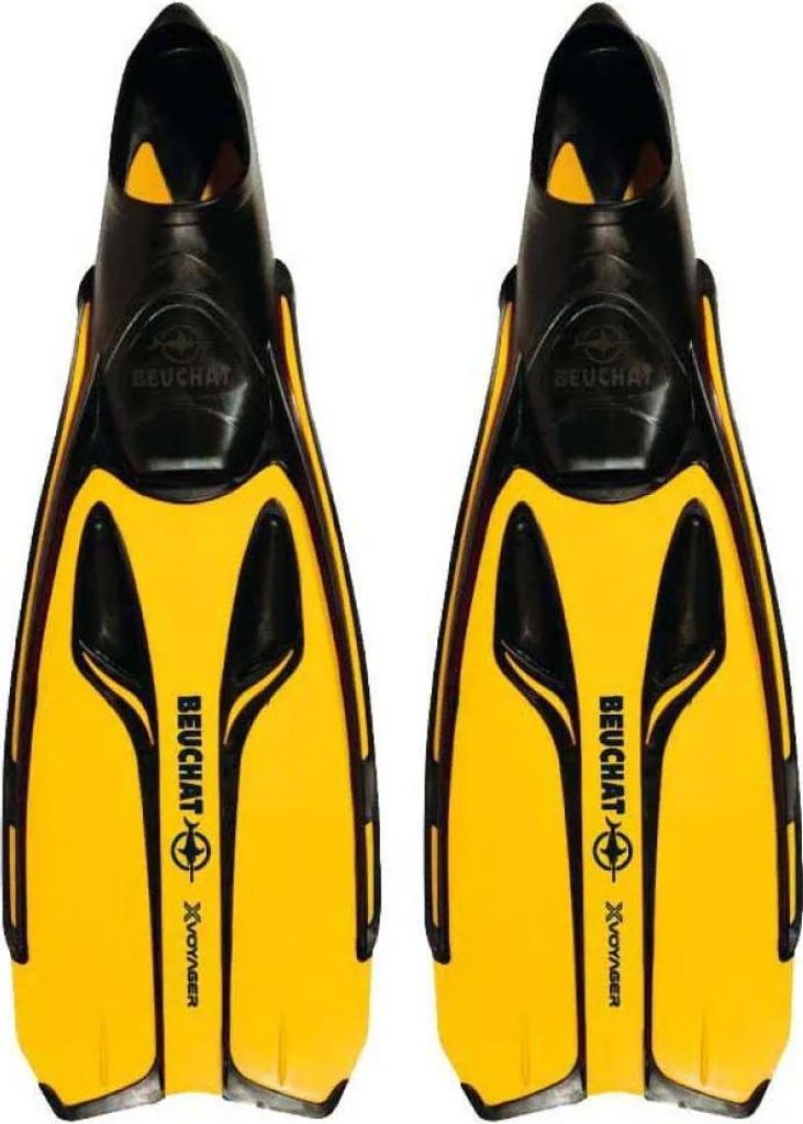 Beuchat X-voyager Tauchflossen Gelb,Schwarz EU 42-43 Gelb,Schwarz EU 42-43