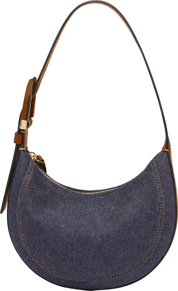 Sac Fossil Harwell bleu marine : le format bandoulière léger et pratique