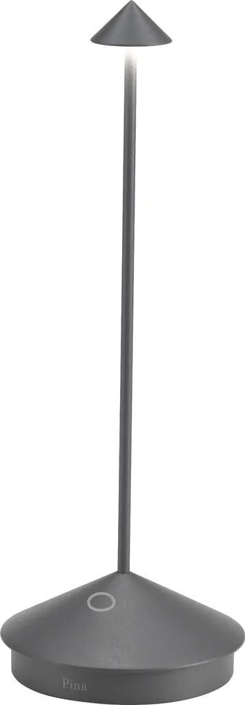 Lampada da Esterno Zafferano Pina Pro Grigio Scuro | Senza Fili