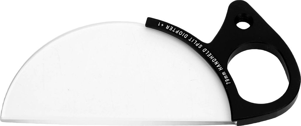 79-mm-Handfilter mit geteiltem Dioptrienobjektiv, optisches Glas, Weichzeichner, Vordergrundunschärfe für die Fotografie