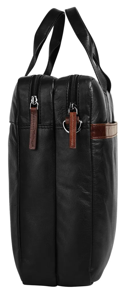 Porte-documents en cuir Bugatti Corso DeLuxe Large avec protection PC - 22
