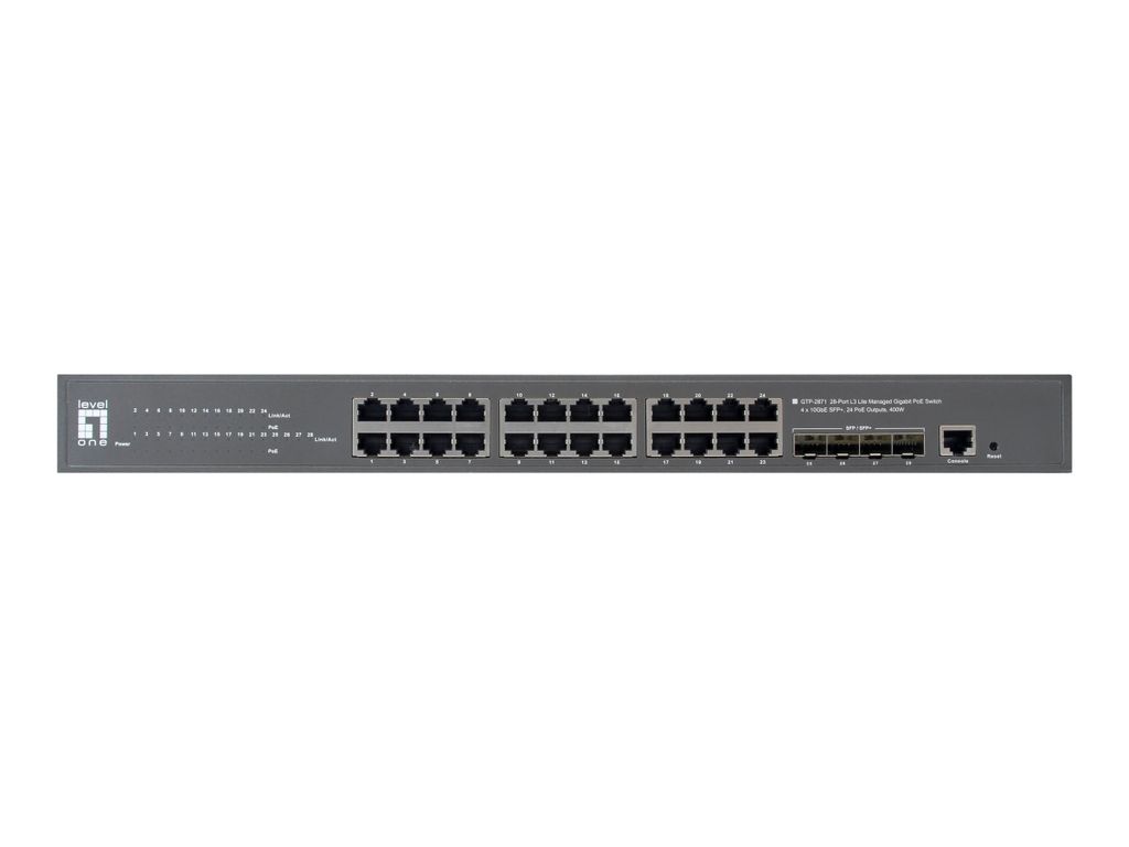 LevelOne GTP-2871 - Switch - L3 Lite - beheerd - 24 x Productafbeelding 