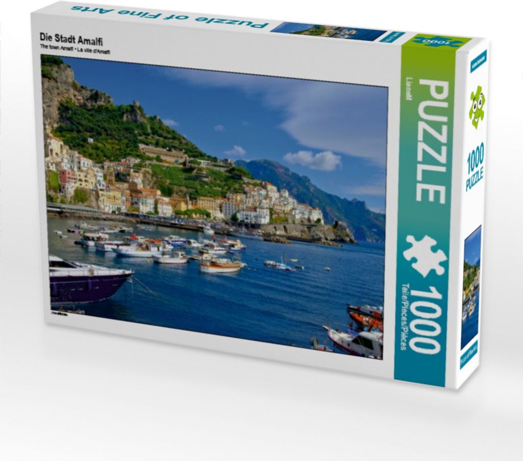 Calvendo Die Stadt Amalfi 1000 Teile Puzzle quer 640x480mm, CALVENDO; 7388673