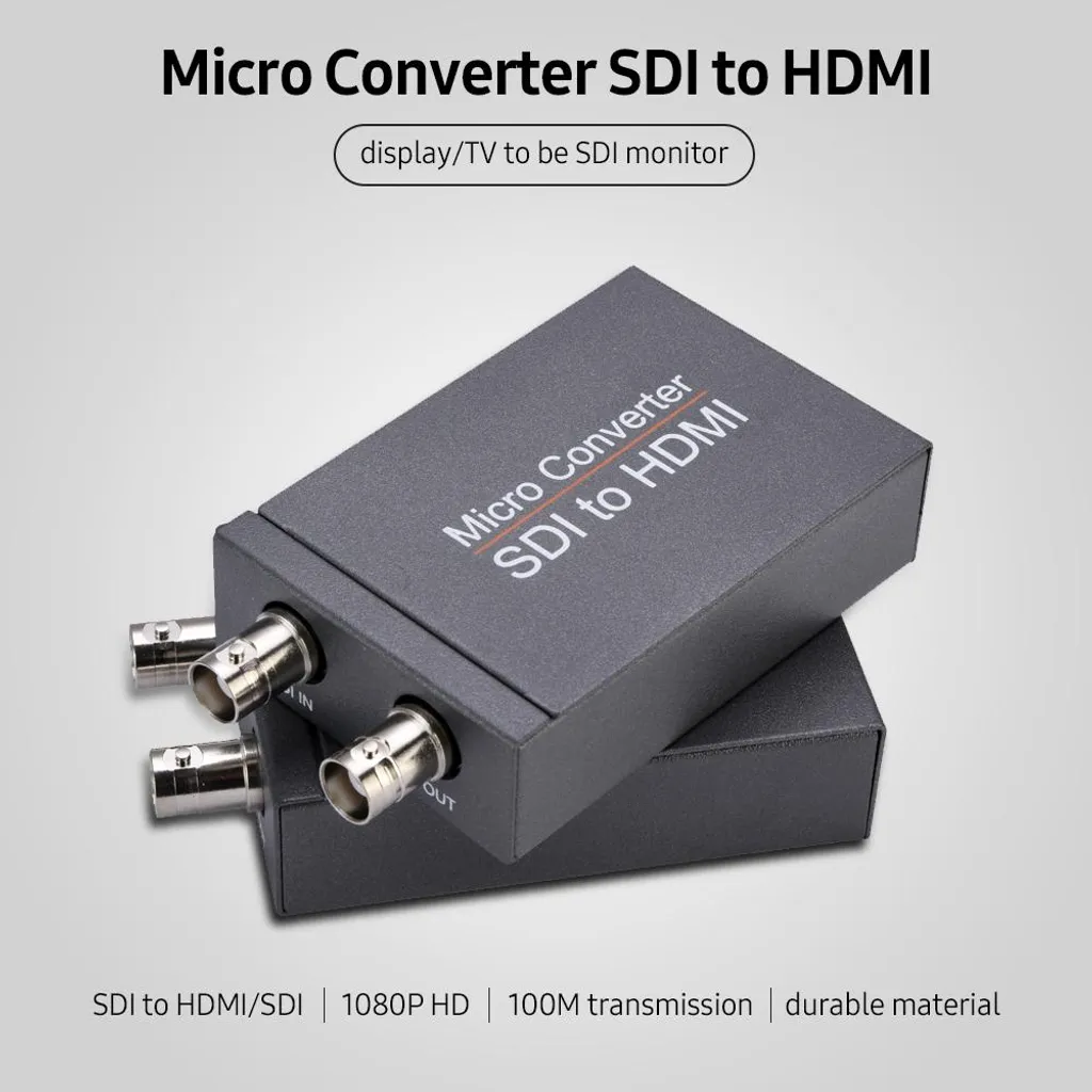 Mini Convertisseur SDI vers HDMI avec 2 Ports SDI - Alimentation USB