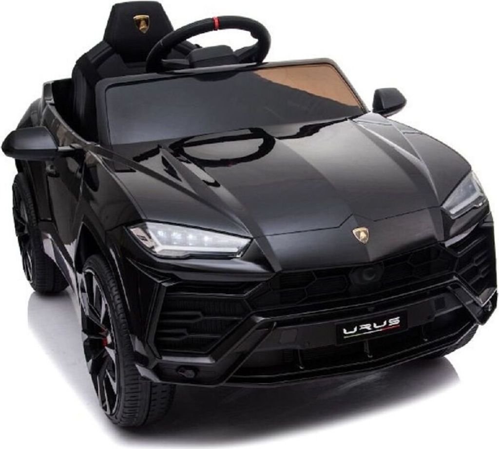 Elektro Kinderauto "Lamborghini Urus" - lizenziert - 12V Akku, 2 Motoren- 2,4Ghz Fernsteuerung, MP3, Ledersitz+EVA-Schwarz