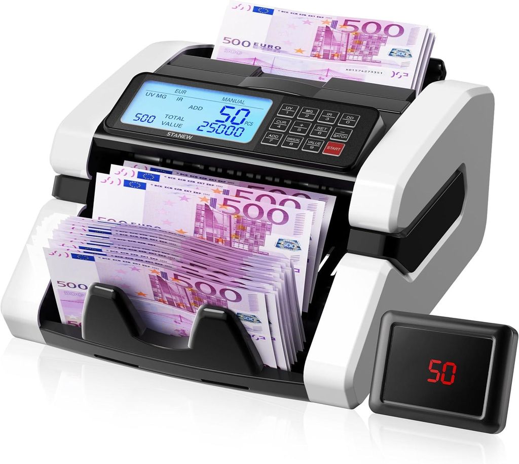 Compteuse de Billets STANEW, Modes de Comptage Par Lots et Image du produit 