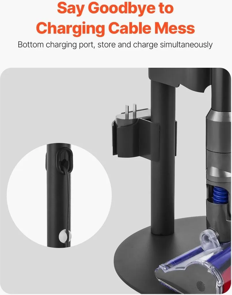 Support Dyson autoportant stable avec 4 patins de protection sol - 6