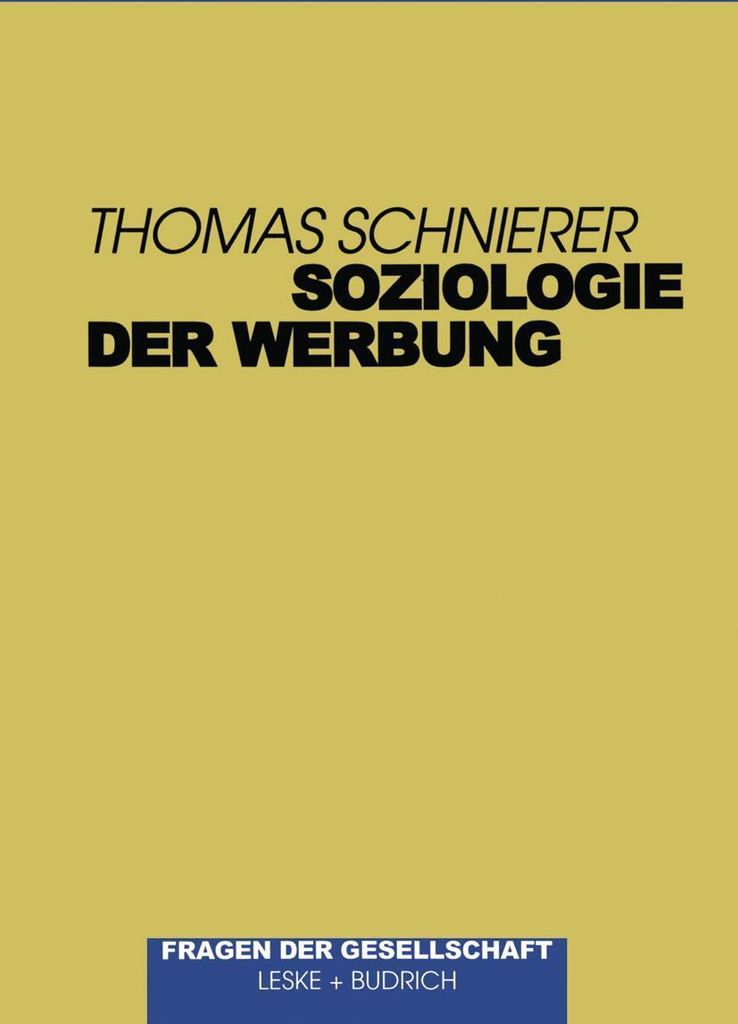 Soziologie der Werbung